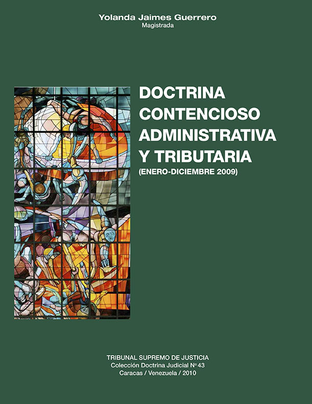 Doctrina contencioso administrativa y tributaria. Enero-Diciembre 2009