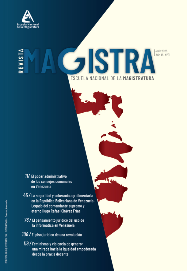 Revista Magistra Año 13 Nro 1